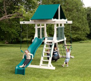 low maintenance swing sets for small yards