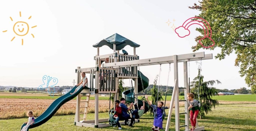 Fun swing set for 10 year olds and older