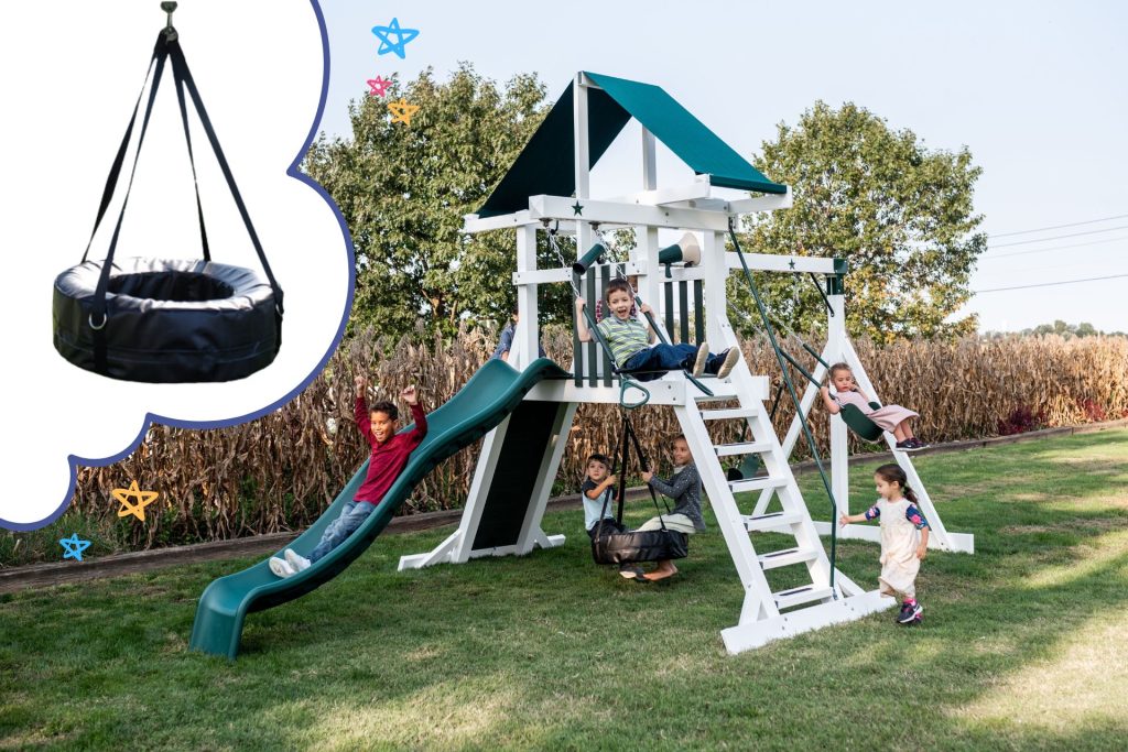 tire swing for swingset or playset