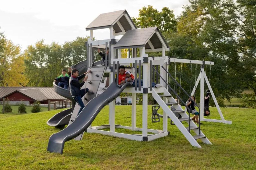 Modern swing set option for older kids